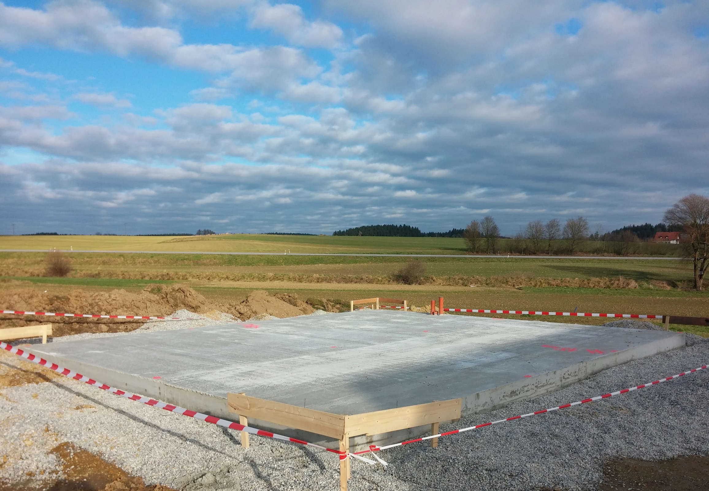 Bild Fundament Bodenplatte Garage