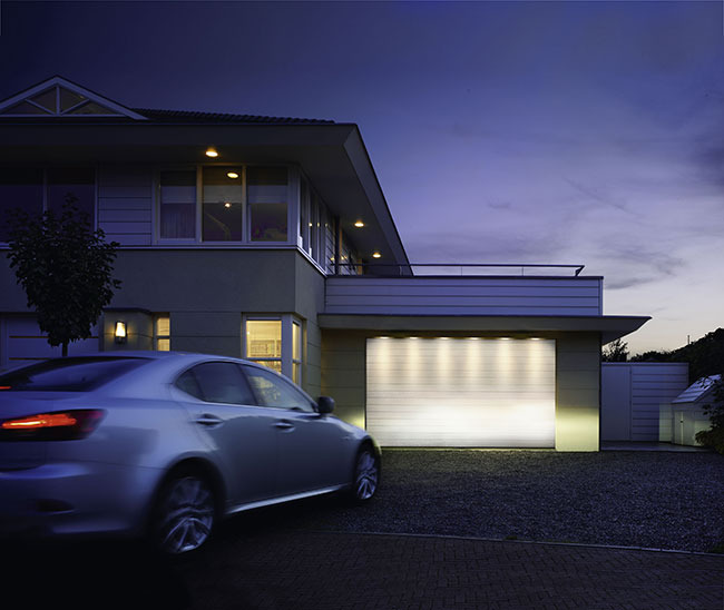 Garage mit LED Beleuchtung